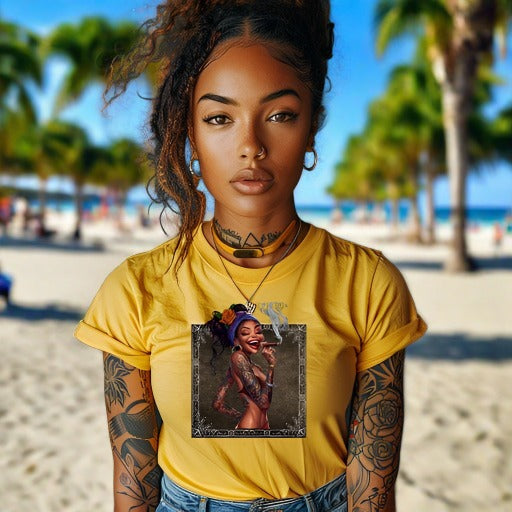Crazy Tattoo Chick TShirt