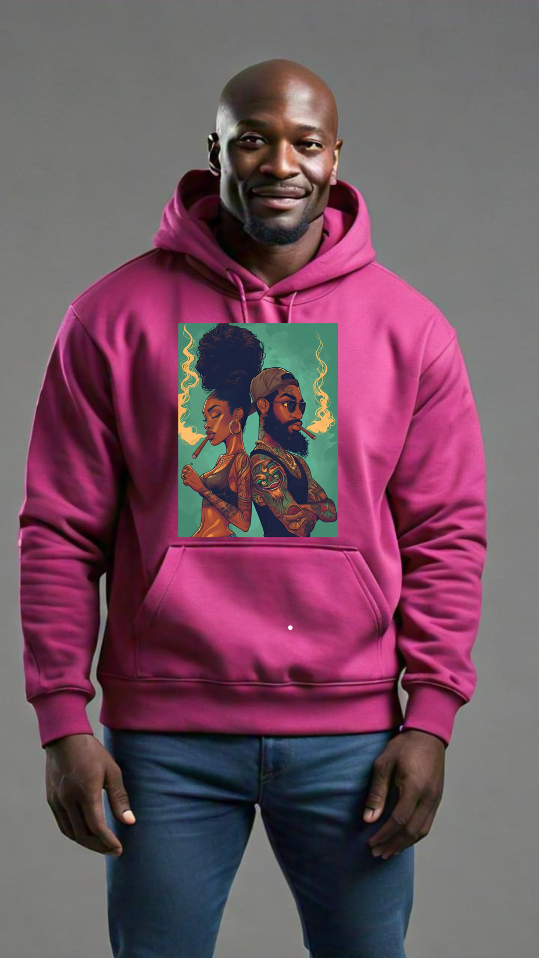 Couple Smoke Hoodie