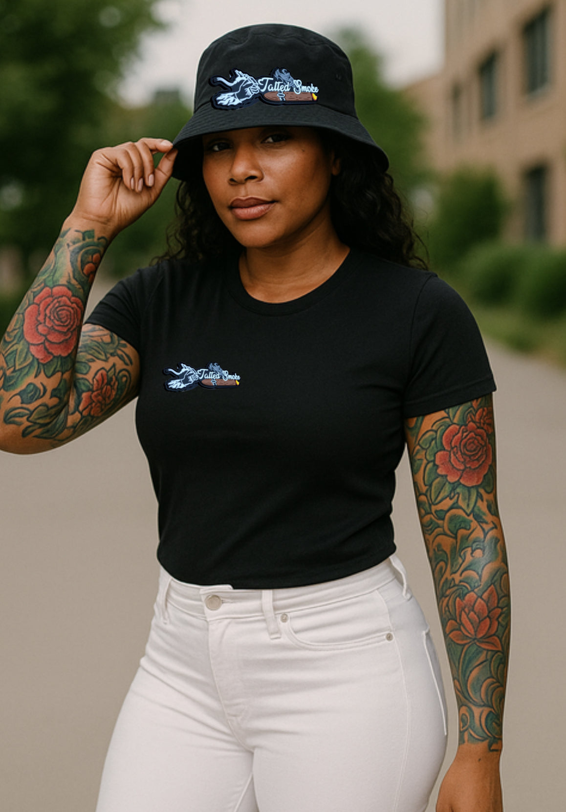 Tatted Smoke 3D PVC Bucket Hats