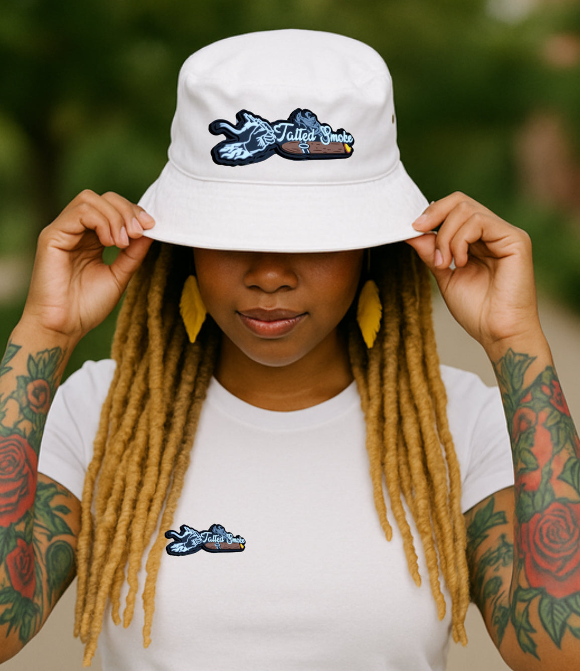 Tatted Smoke 3D PVC Bucket Hats