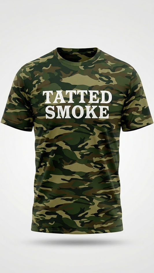 Bold Tatted Smoke Camo Tshirt