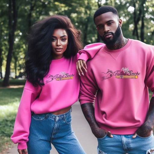 Pink Tatted Smoke Sweatshirt
